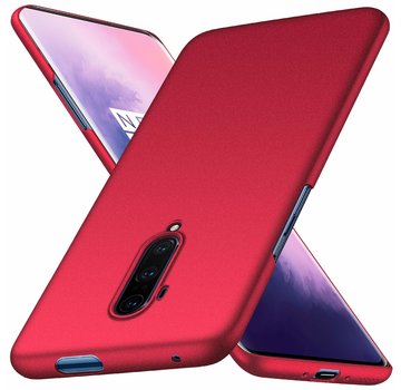 ProGuard OnePlus 7T Pro Hoesje Ultra Slim Grip Texture Rood