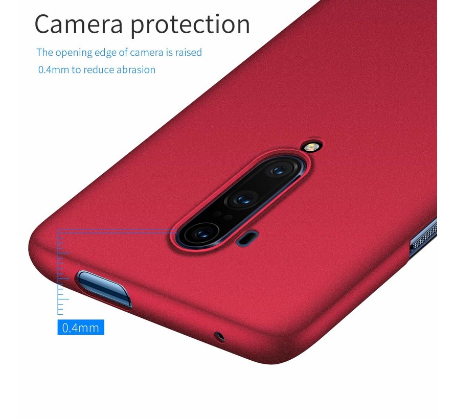 OnePlus 7T Pro Case Ultra Slim Grip Texture Red