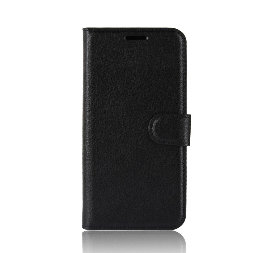 OnePlus 7T Wallet Flip Case Zwart