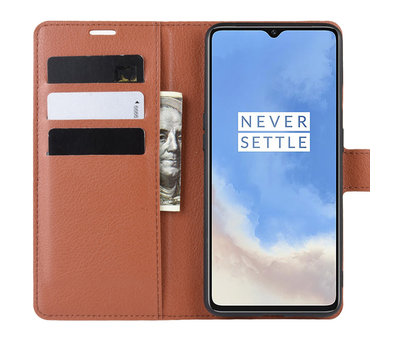 ProGuard OnePlus 7T Wallet Flip Case Braun