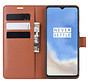 OnePlus 7T Wallet Flip Case Brown