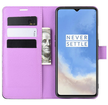 ProGuard OnePlus 7T Wallet Flip Case Paars