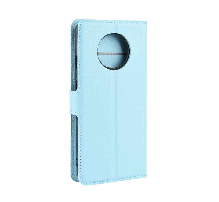 OnePlus 7T Wallet Flip Case Blauw