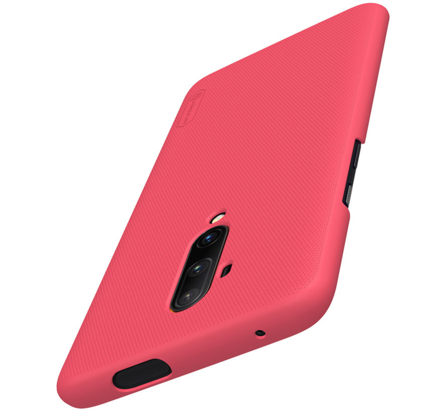 OnePlus 7T Pro Hoesje Super Frosted Shield Rood