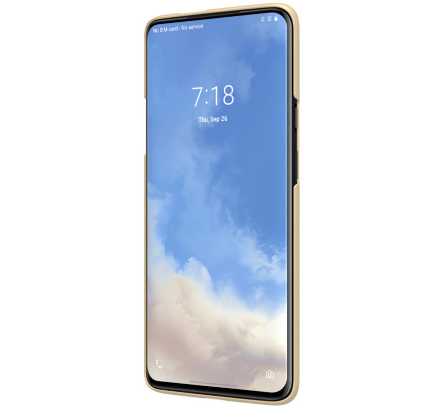 OnePlus 7T Pro Hülle Super Frosted Shield Gold