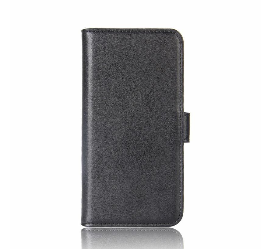 OnePlus 7T Pro Wallet Case Genuine Leather Black