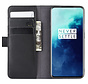 OnePlus 7T Pro Wallet Case Genuine Leather Black