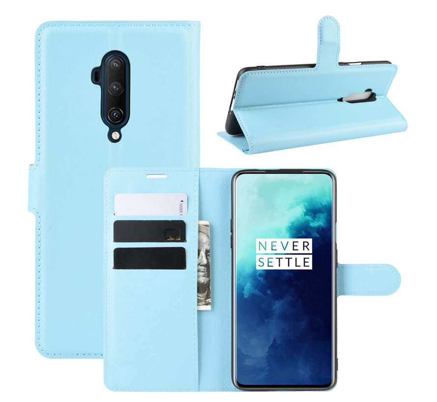 OnePlus 7T Pro Wallet Flip Case Blue