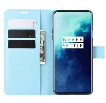 ProGuard OnePlus 7T Pro Wallet Flip Case Blauw
