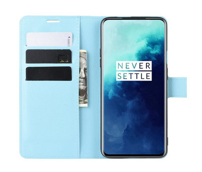 OPPRO OnePlus 7T Pro Wallet Flip Case Blauw