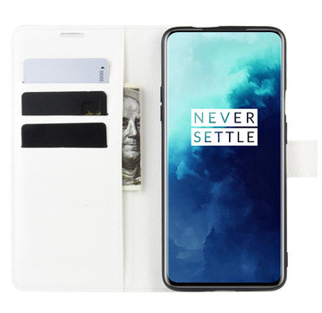 ProGuard OnePlus 7T Pro Wallet Flip Case Weiß