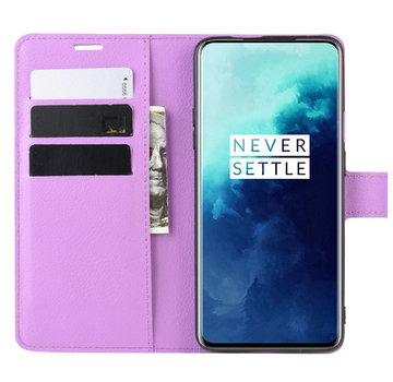 ProGuard OnePlus 7T Pro Wallet Flip Case Lila