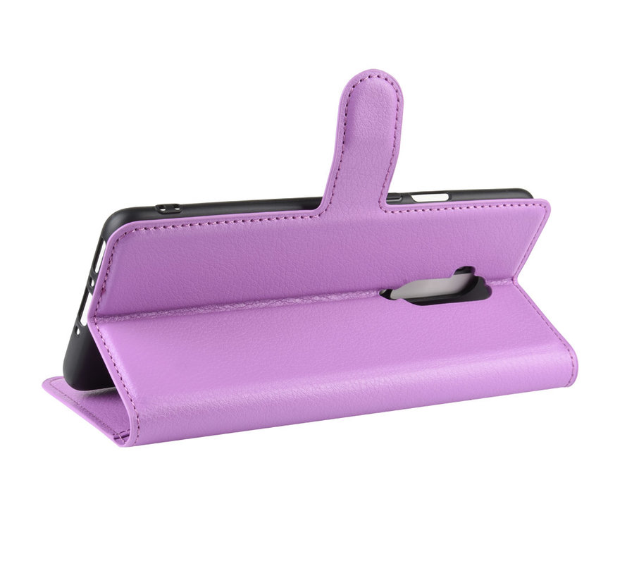 OnePlus 7T Pro Wallet Flip Case Purple