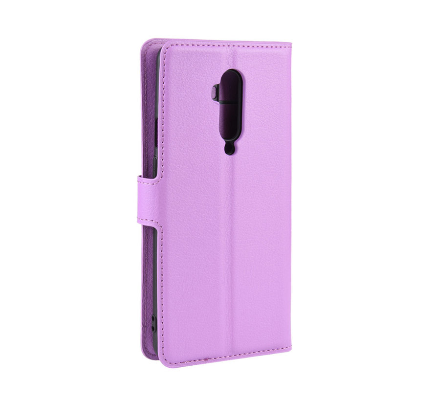 OnePlus 7T Pro Wallet Flip Case Paars