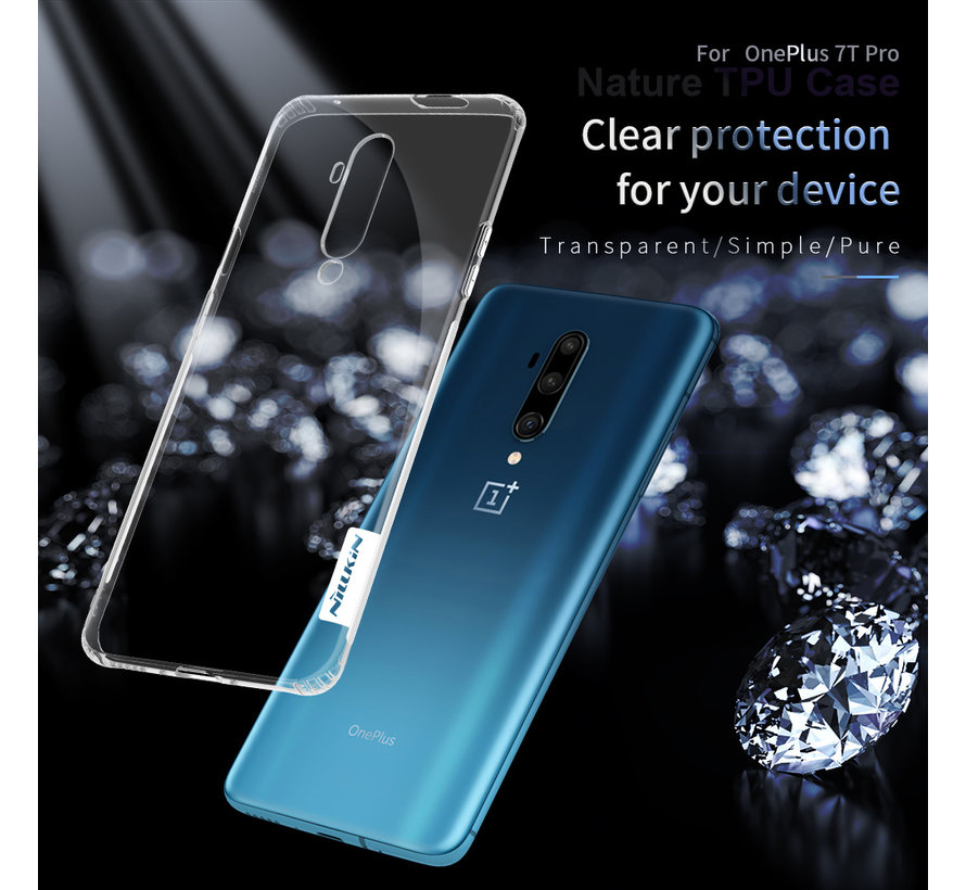 OnePlus 7T Pro Hoesje TPU Nature Wit