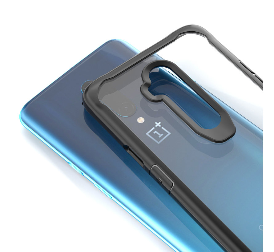 OnePlus 7T Pro Hoesje Hybrid Bumper Rood