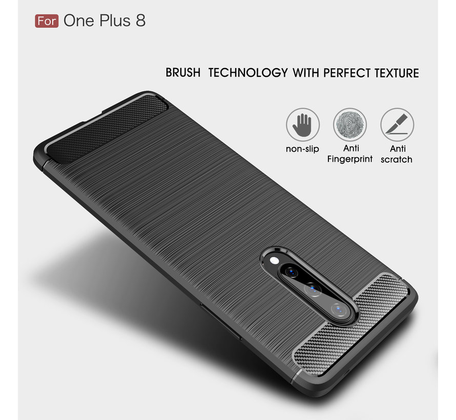 OnePlus 8 Brushed Carbon Black Case