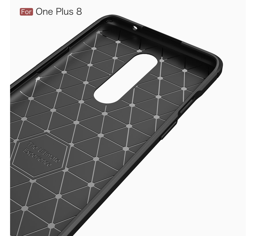 OnePlus 8 Case Brushed Carbon Blue