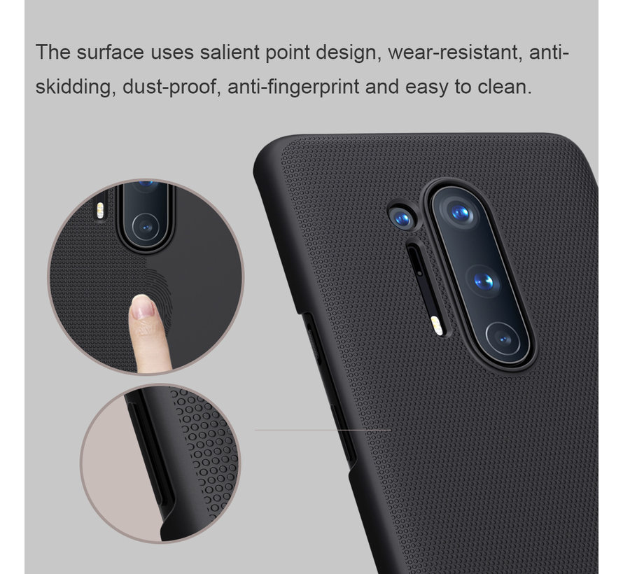 OnePlus 8 Pro Fall Super Frosted Shield Schwarz