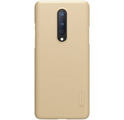 Nillkin OnePlus 8 Hoesje Super Frosted Shield Goud