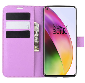 ProGuard OnePlus 8 Wallet Flip Case Purple