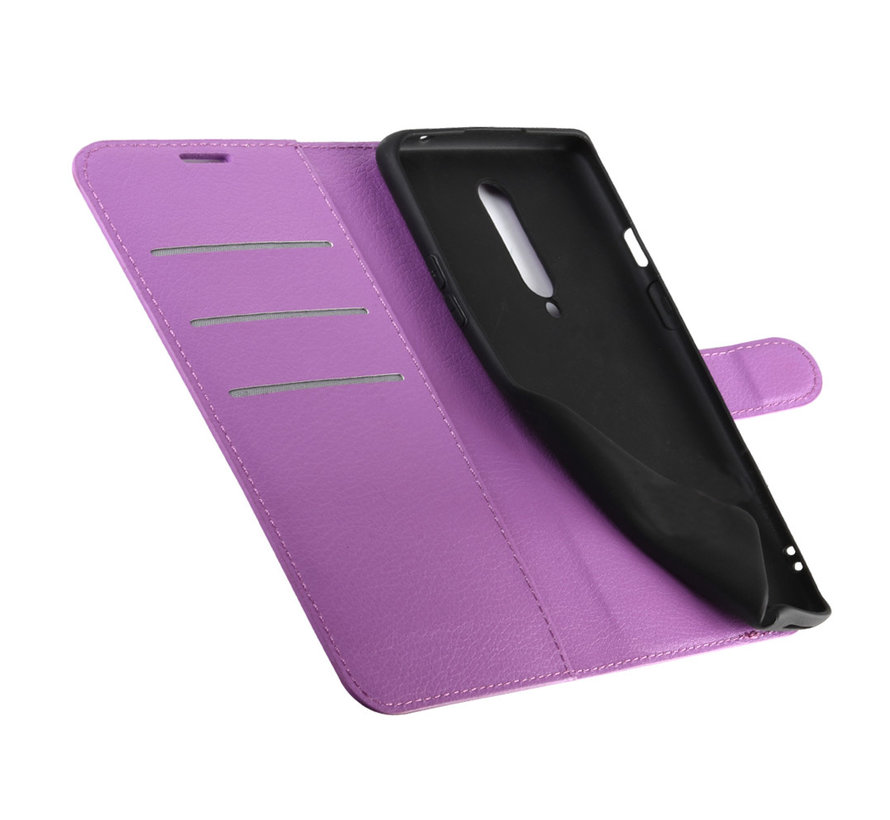 OnePlus 8 Wallet Flip Case Paars