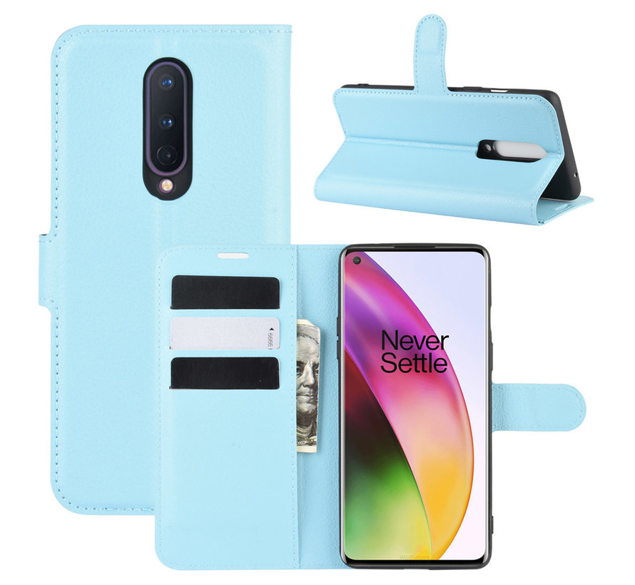 OnePlus 8 Wallet Flip Case Blue