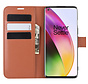 OnePlus 8 Wallet Flip Case Brown