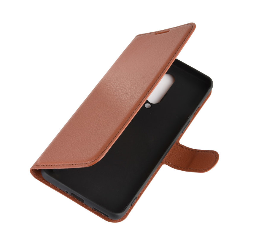 OnePlus 8 Wallet Flip Case Braun