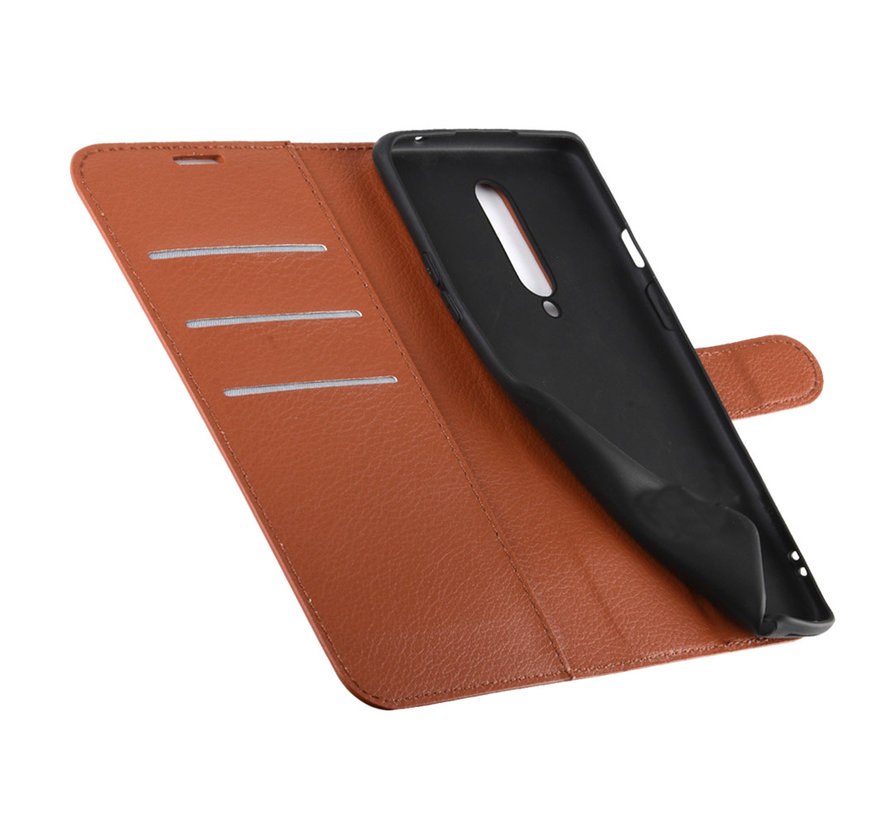 OnePlus 8 Wallet Flip Case Brown