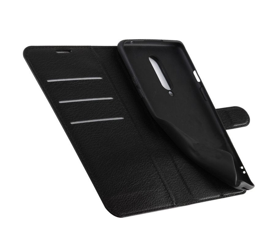 OnePlus 8 Wallet Flip Case Schwarz