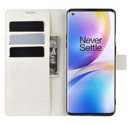 ProGuard OnePlus 8 Pro Wallet Flip Case White