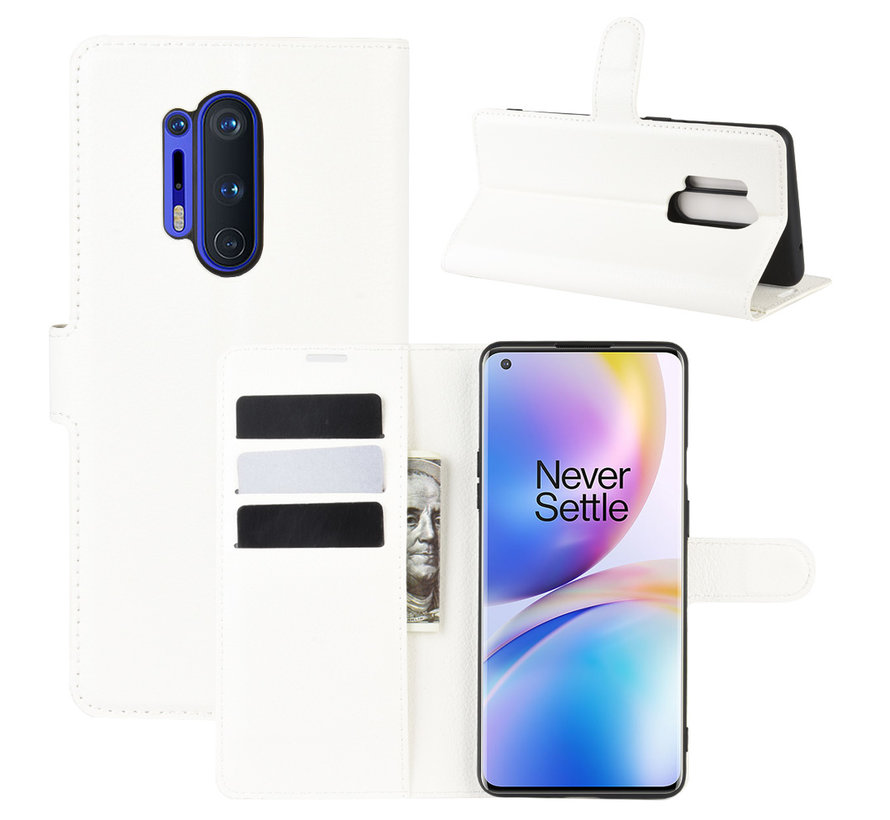 OnePlus 8 Pro Wallet Flip Case White