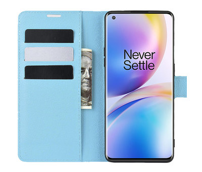 ProGuard OnePlus 8 Pro Wallet Flip Case Blue