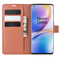 OnePlus 8 Pro Wallet Flip Case Brown