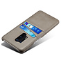 OnePlus 8 Pro Case Slim Leather Card Holder Gray