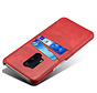 OnePlus 8 Pro Case Slim Leather Card Holder Red