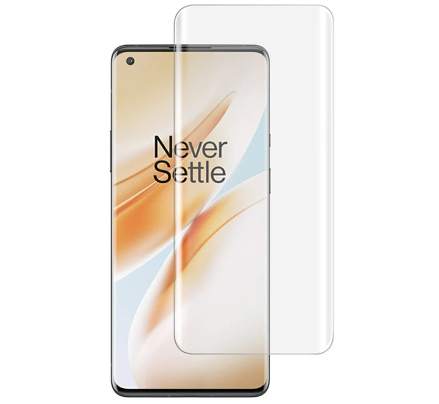 OnePlus 8 9H UV Glass Screen Protector Full Cover