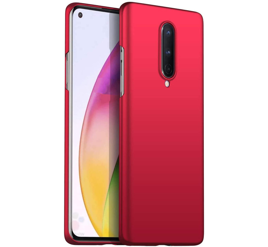 OnePlus 8 Hoesje Ultra Slim Grip Rood