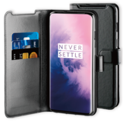BeHello OnePlus 7 Gel Wallet Case Black