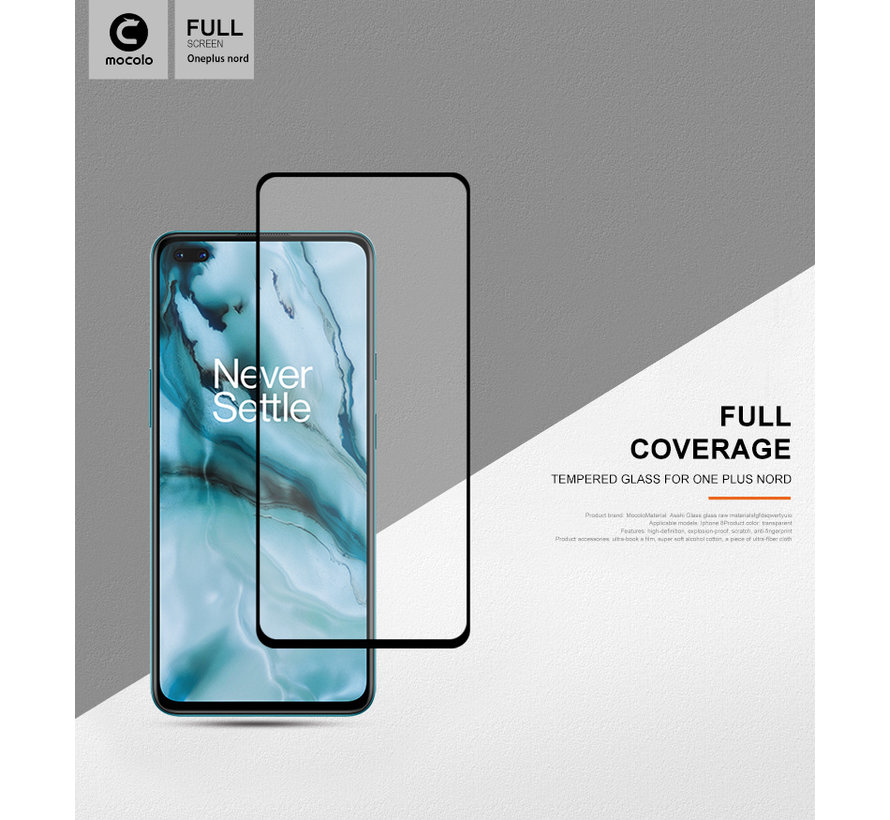 OnePlus Nord Displayschutz 3D gehärtetes Glas