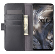 ProGuard OnePlus Nord Wallet Hoesje Echt Leder Zwart