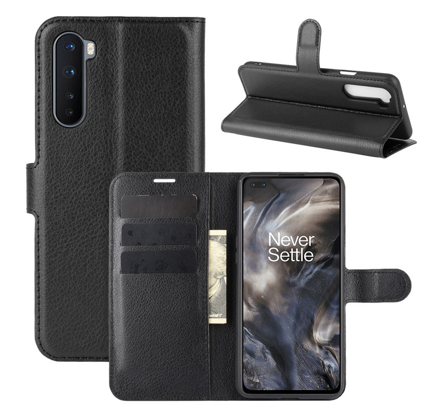 OnePlus Nord Wallet Flip Case Black