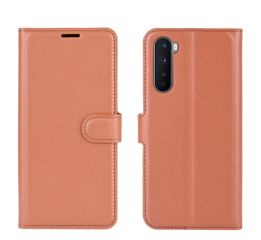 OnePlus Nord Wallet Flip Case Bruin