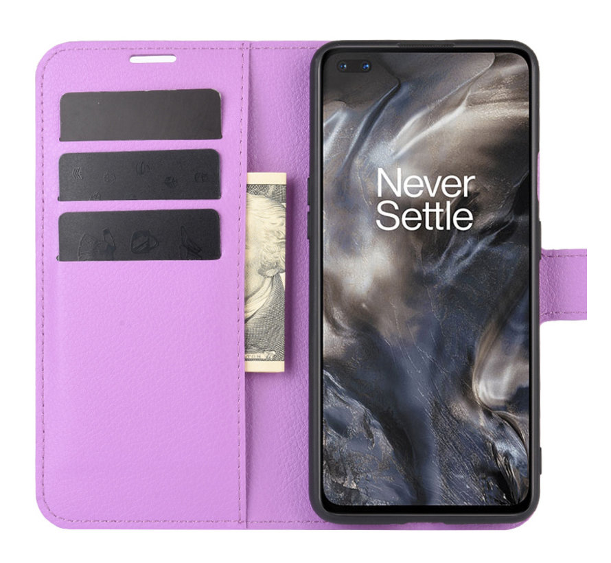 OnePlus Nord Wallet Flip Case Lila