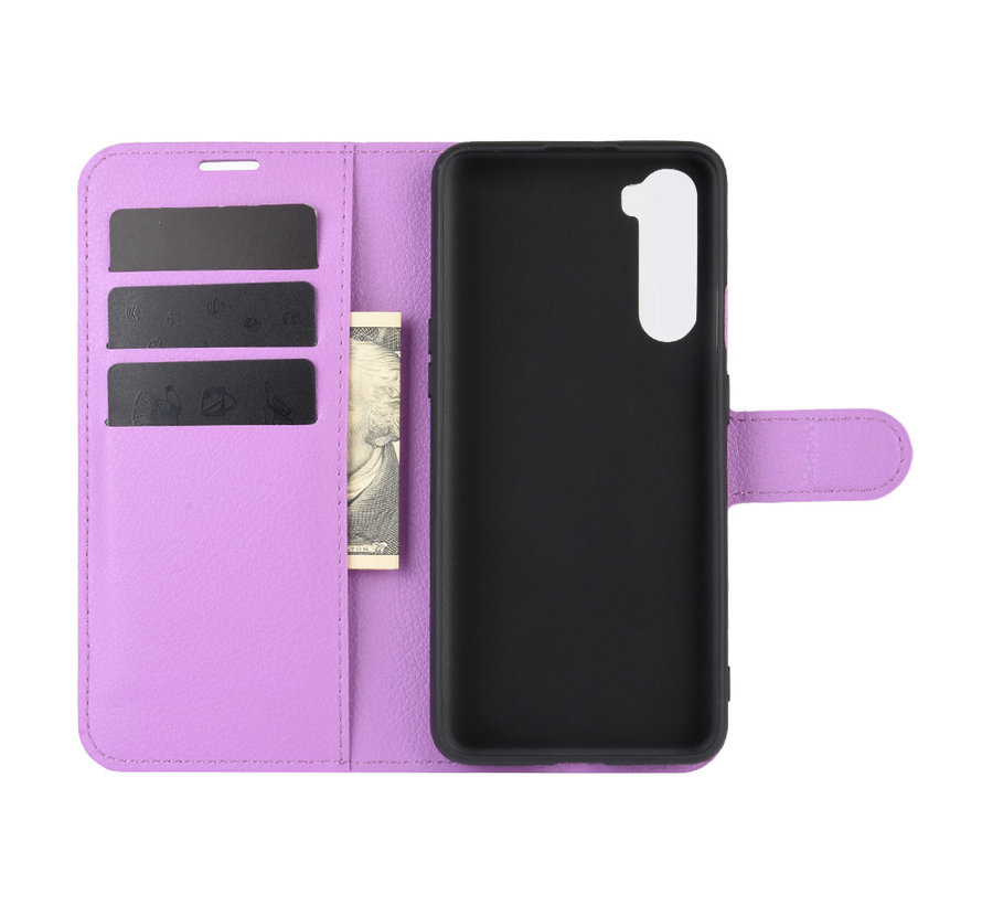 OnePlus Nord Wallet Flip Case Purple