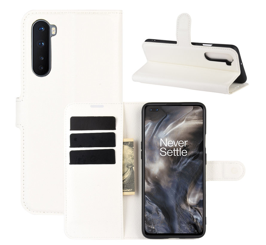 OnePlus Nord Wallet Flip Case Weiß