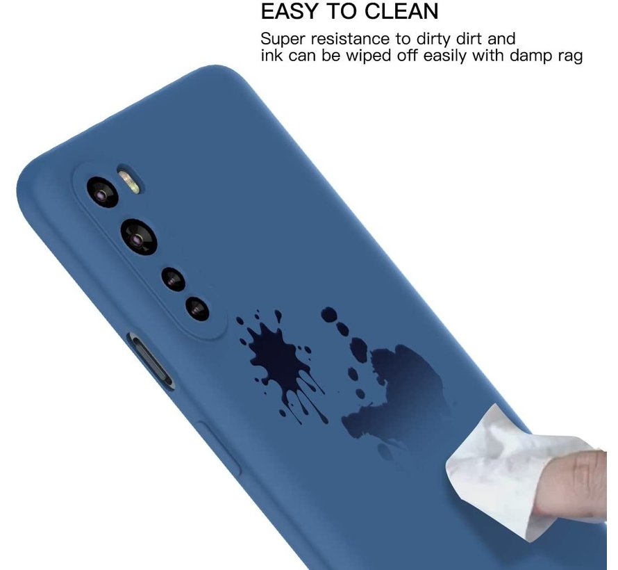 OnePlus Nord Case Flüssiges Silikonblau