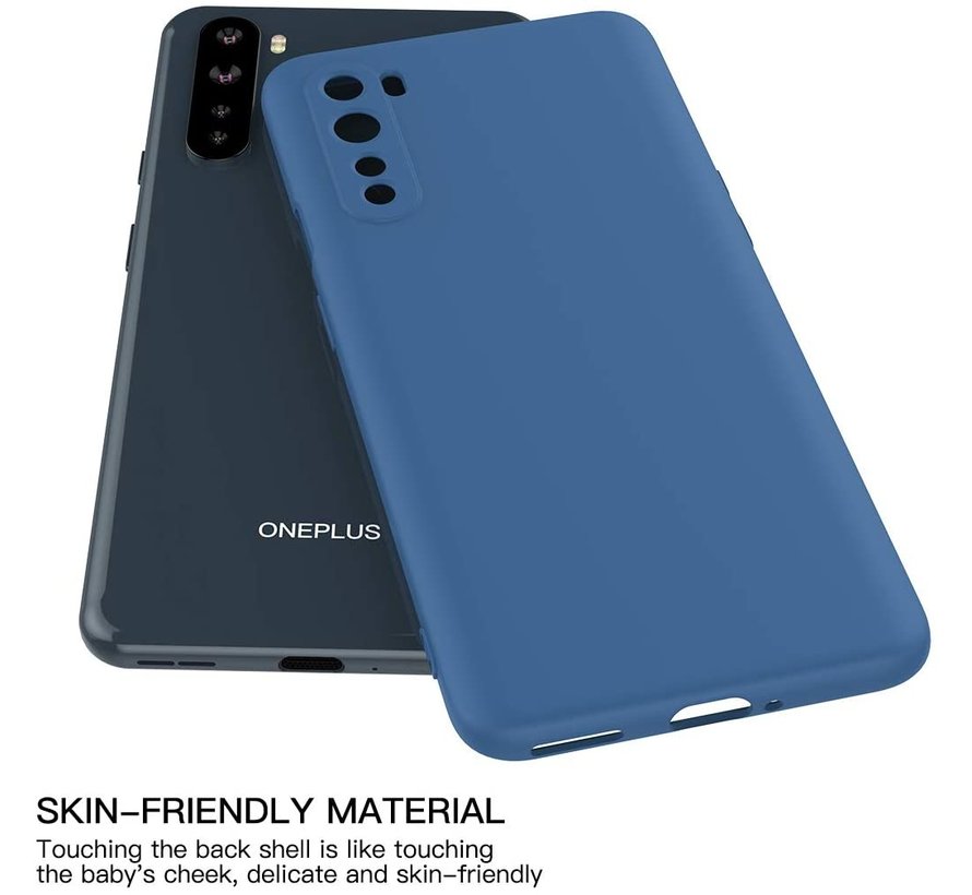 OnePlus Nord Case Flüssiges Silikonblau