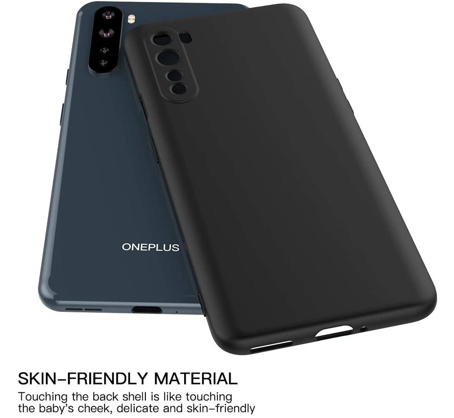 OnePlus Nord Case Flüssiges Silikon Schwarz